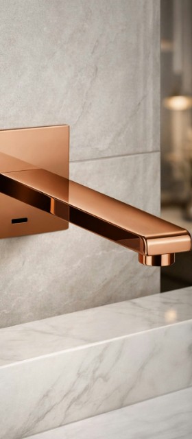 Fontana Dijon wall mount commercial sensor faucet product page
